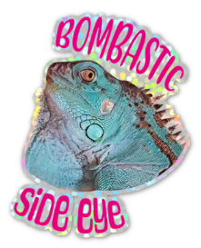 Gambit the Iguana Side Eye